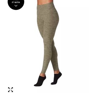 TAVI Cloud High Waisted 7/8 Tight/Legging - Olive Space Dye (Green) - NWT